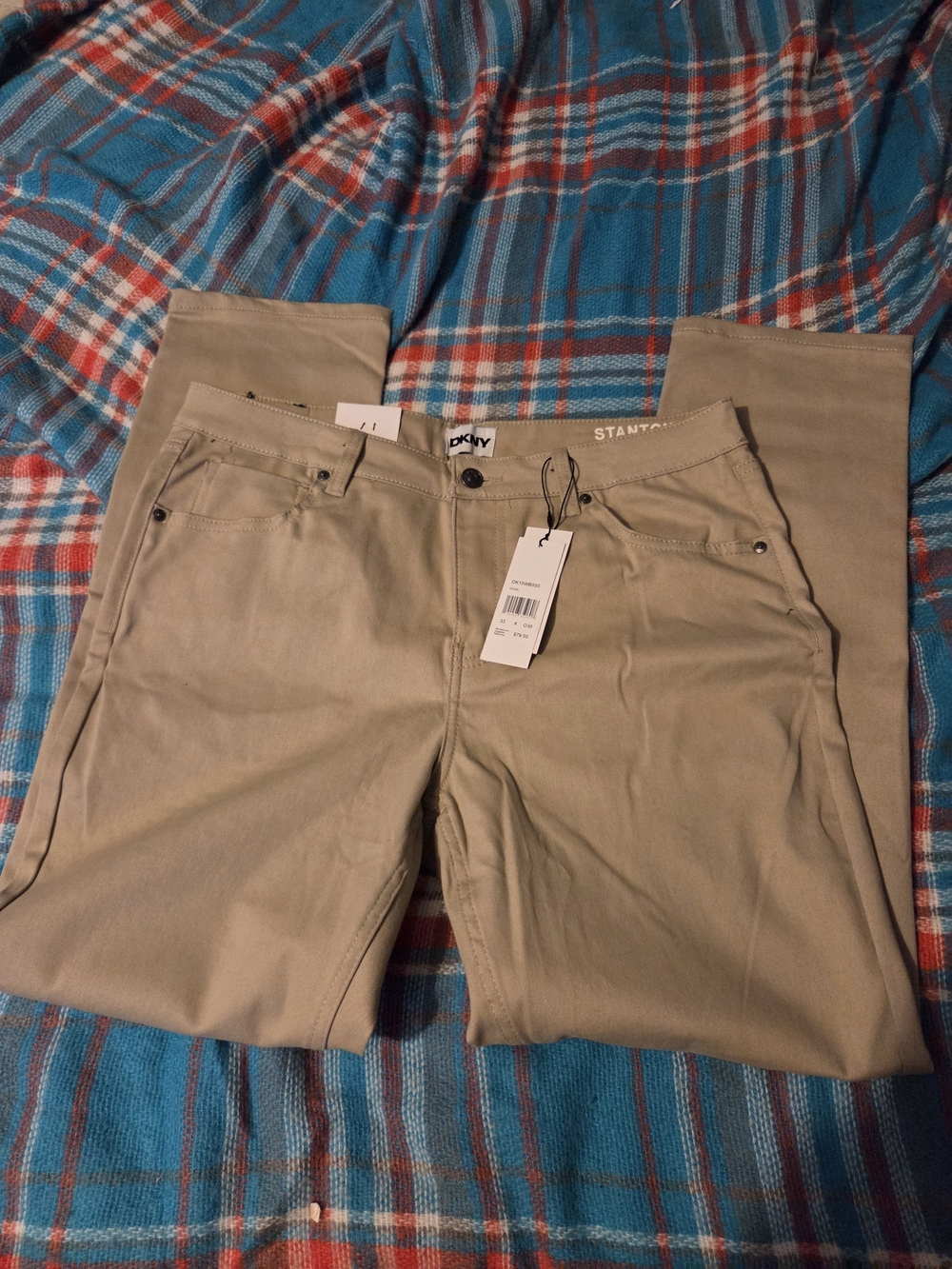 DKNY Stanton Mens Jeans in Khaki